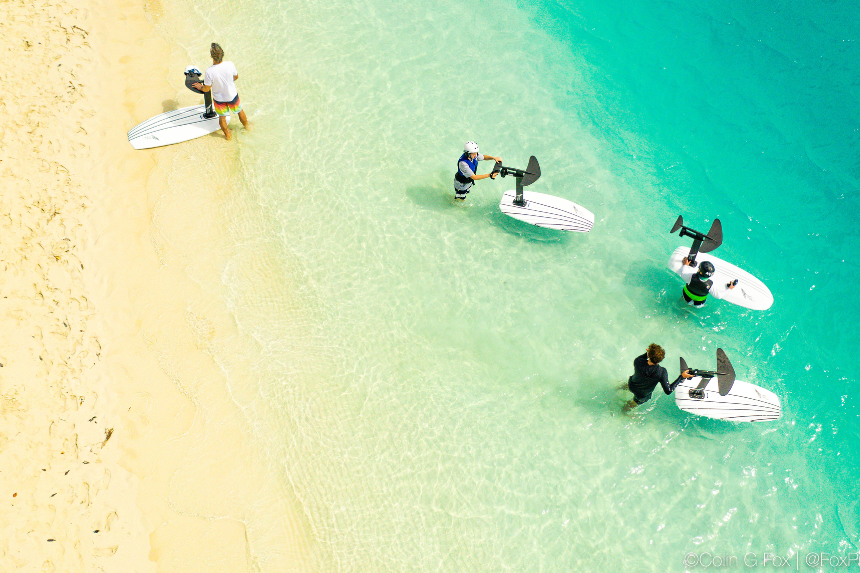 Grace Bay Watersports Excursions Tours And Rentals With EFoil Surfboards and Surf Lessons